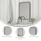 Flash Furniture Black 20" x 30" Rectangle Metal Frame Wall Mirror HFMHD-GDI-CRE8-212315-GG - alternate 6